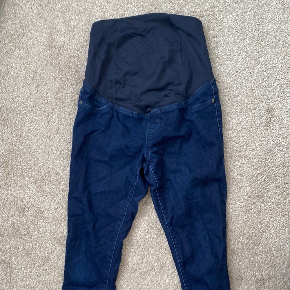 Isabel Maternity by Ingrid & Isabel Navy Skinny Jeans